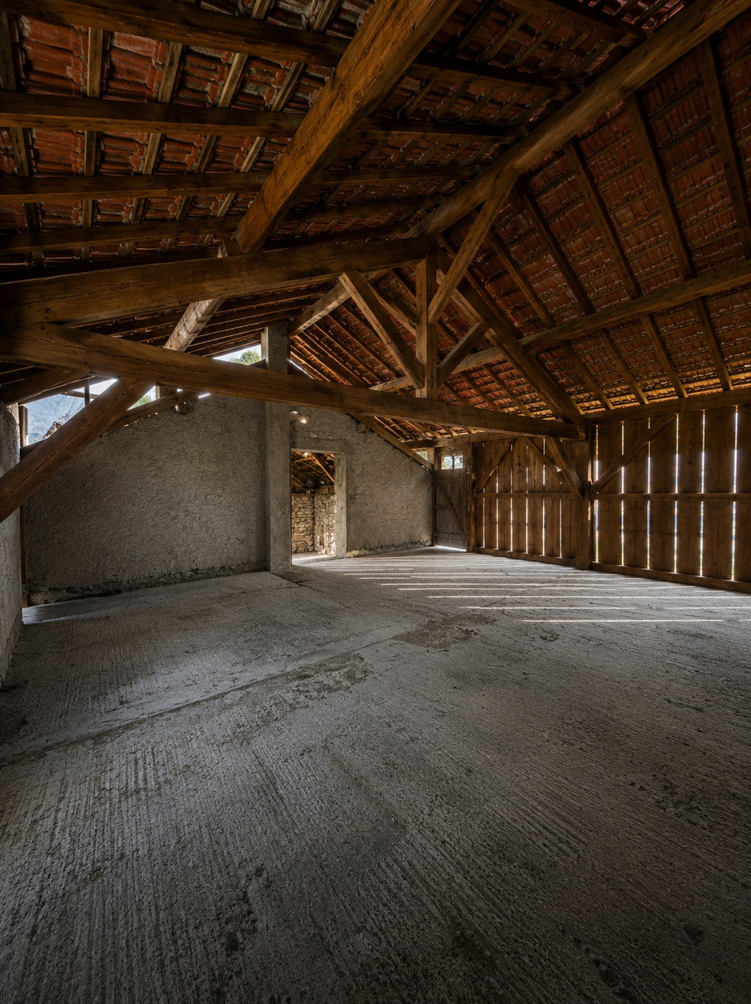 The upper floor as it stands